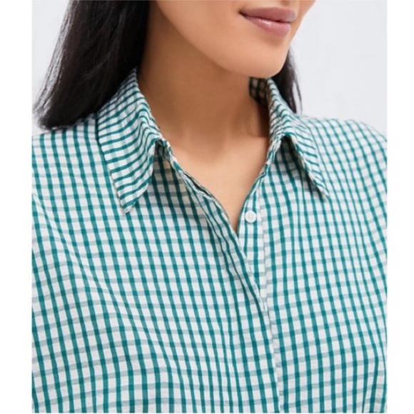 POMANDER PLACE
Green Gingham Seersucker Zacara Dress
NO BELT - Picture 4 of 9